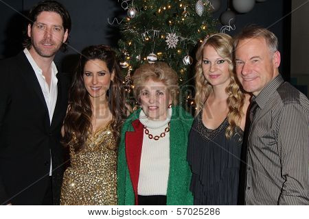 James Barbour, Kerri Kasem, Lois Travalena, Tara Voight, Jim Meskimen at the James Barbour Holiday Concert, Renaissance Hotel, Hollywood, CA 12-16-11
