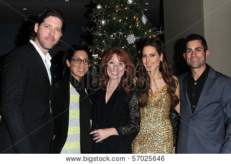 James Barbour, Julie Kasem, Linda Kasem, Mike Kasem, Kerri Kasem at the James Barbour Holiday Concert, Renaissance Hotel, Hollywood, CA 12-16-11