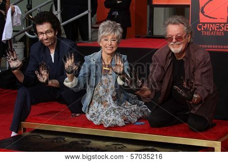 George Chakiris, Rita Moreno and Russ Tamblyn at the 
