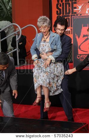 George Chakiris with Rita Moreno at the 