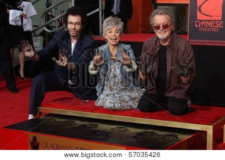 George Chakiris, Rita Moreno and Russ Tamblyn at the 