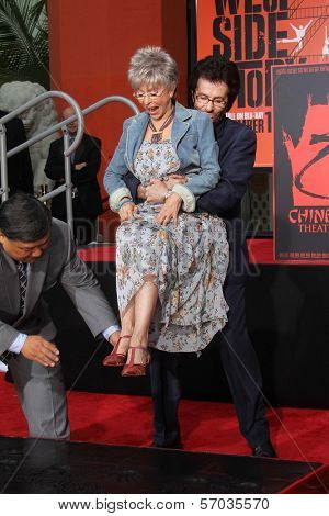 George Chakiris with Rita Moreno at the 
