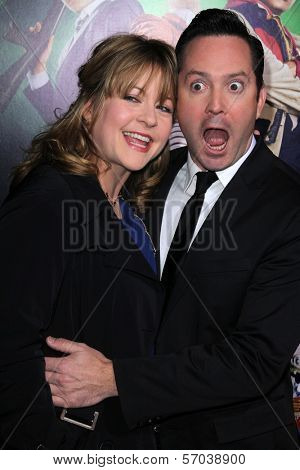 Thomas Lennon and wife at the 