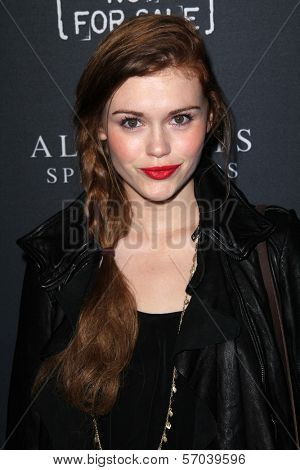 Holland Roden at the AllSaints Spitalfields and Not For Sale Collection Launch, The Music Box, Hollywood, CA 10-24-11