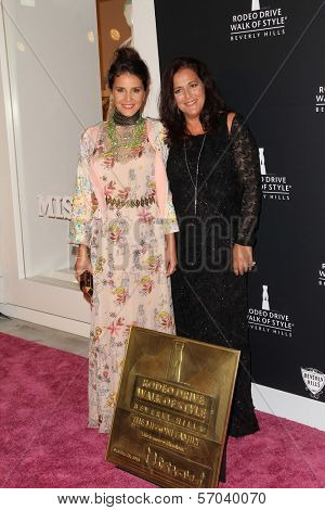 Margherita Missoni and Angela Missoni at Rodeo Drive Walk Of Style Honoring Iman And Missoni, Rodeo Drive, Beverly Hills, CA 10-23-11