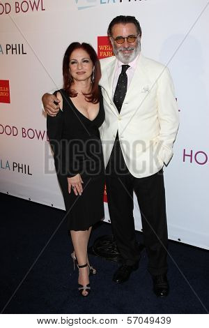 Gloria Estefan, Andy Garcia at the Hollywood Bowl 90th Season Hall of Fame Ceremony, Hollywood Bowl, Hollywood, CA. 06-17-11