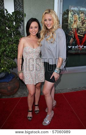 Danielle Harris, Jennifer Blanc at 