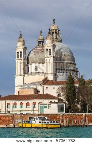 Santa Maria Della Salute Church  In Venice, Italy.