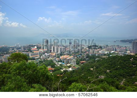The scenery of Xiamen, modern city in China