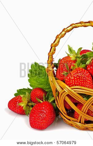 Strawberries In Basket