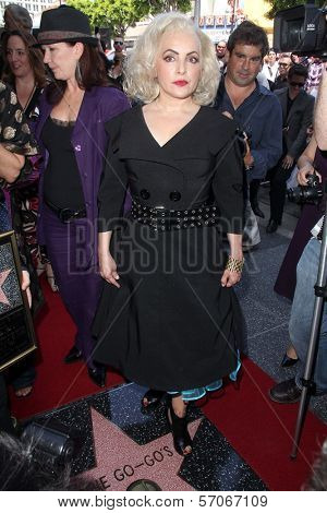 Jane Wiedlin at the Go-Go's induction into the Hollywood Walk of Fame, Hollywood, CA. 08-11-11