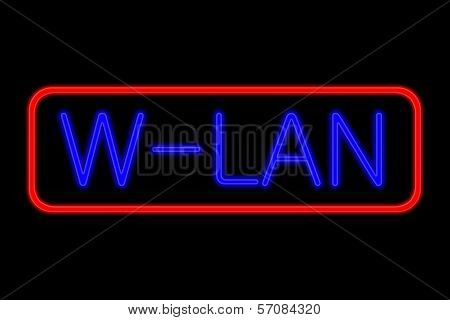 Neon Sign W-lan