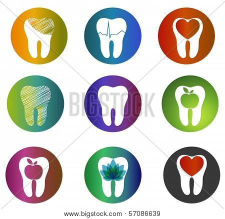 Huge Collection Beautiful Dental Symbols