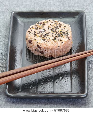 Japanese food Onigiri rice ball