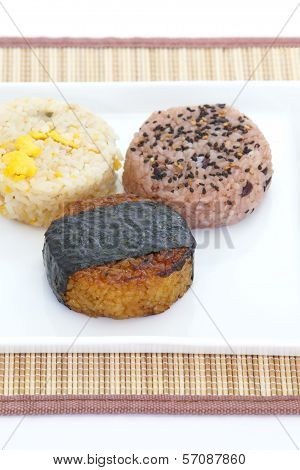 Japanese food Onigiri rice ball