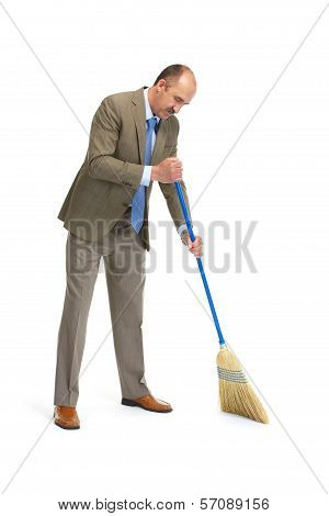 Businessman Sweeps