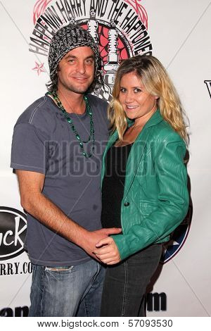 Matt Rayner and Britney Whatley at the Vera Mesmer Video Release Party, featuring Harry The Dog and Paula Labareas of ComicCosplay, Aqua Lounge, Beverly Hills, CA. 03-09-11