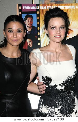 Emmanuelle Chriqui, Carla Gugino at the 