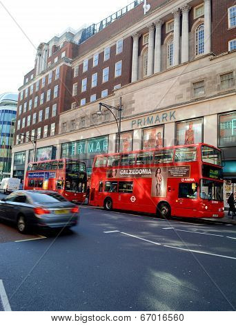 Primark shopping mall in Oxford Street London