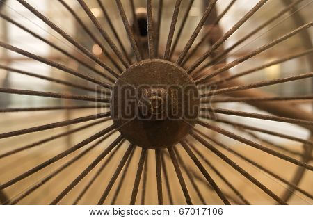 Rusty Bicycle Spokes