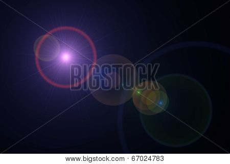 Warm Digital Lens Flare