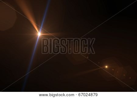 Warm Digital Lens Flare