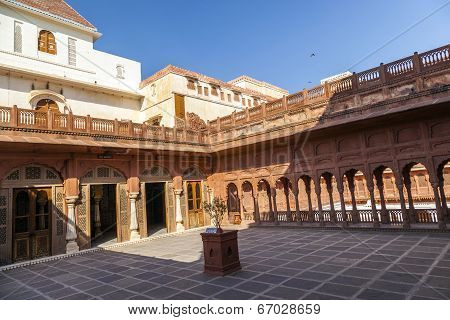 Junagarh Fort In City Of Bikaner Rajasthan State In India