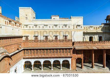 Junagarh Fort In City Of Bikaner Rajasthan State In India