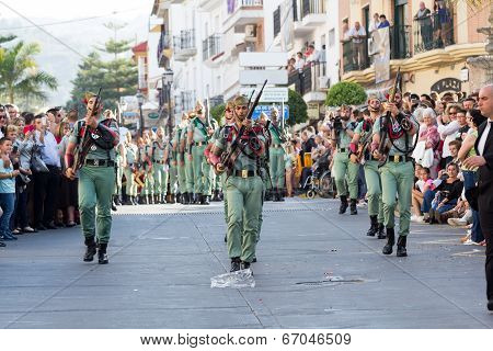 Spanish Legionnaires Marching