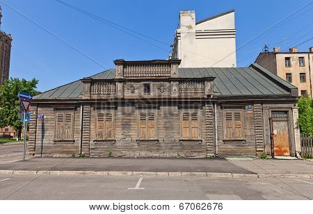 Old House In Riga, Latvia