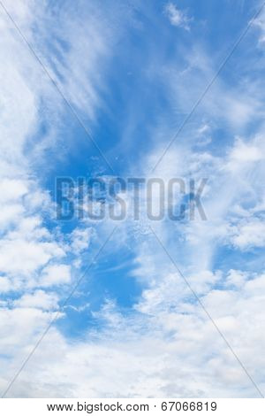 Cirrus And Cumuli White Clouds