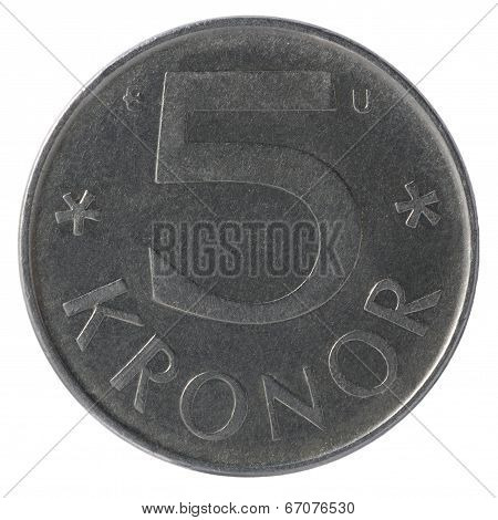 5 Kronor Coins