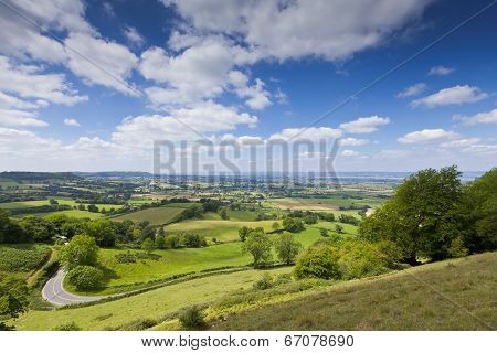 Idyllic Rural Landscape, Cotswolds Uk