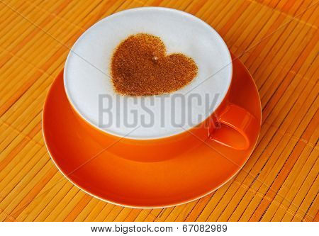 Cup of cappuccino
