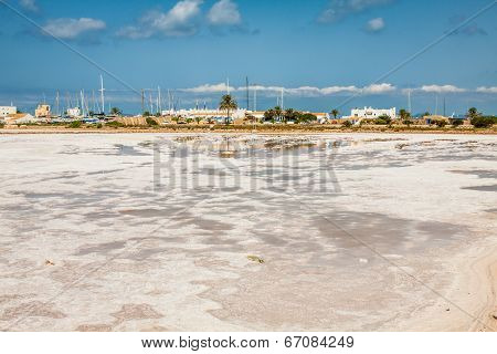 Ses Salines Formentera Saltworks Horizon Balearic Islands