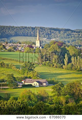 Idyllic Rural Landscape, Cotswolds Uk