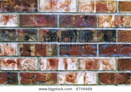 Détail de la fausse brique