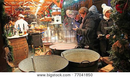Christmas Market In Budapest