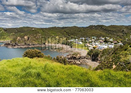 Landscape From Russell Near Paihia, Bay Of Islands, New Zealand