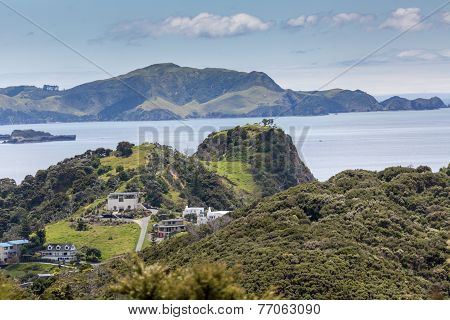 Landscape From Russell Near Paihia, Bay Of Islands, New Zealand