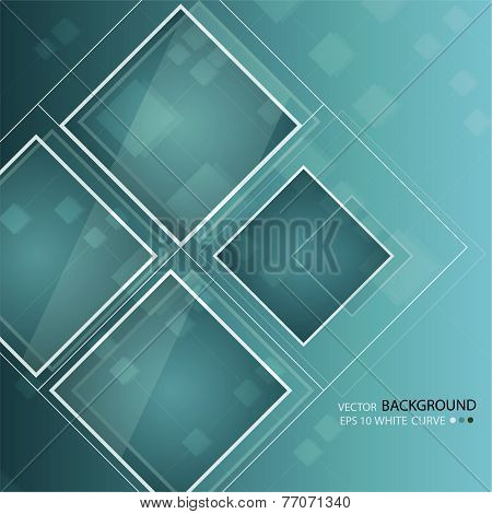 Green abstract background in techno style