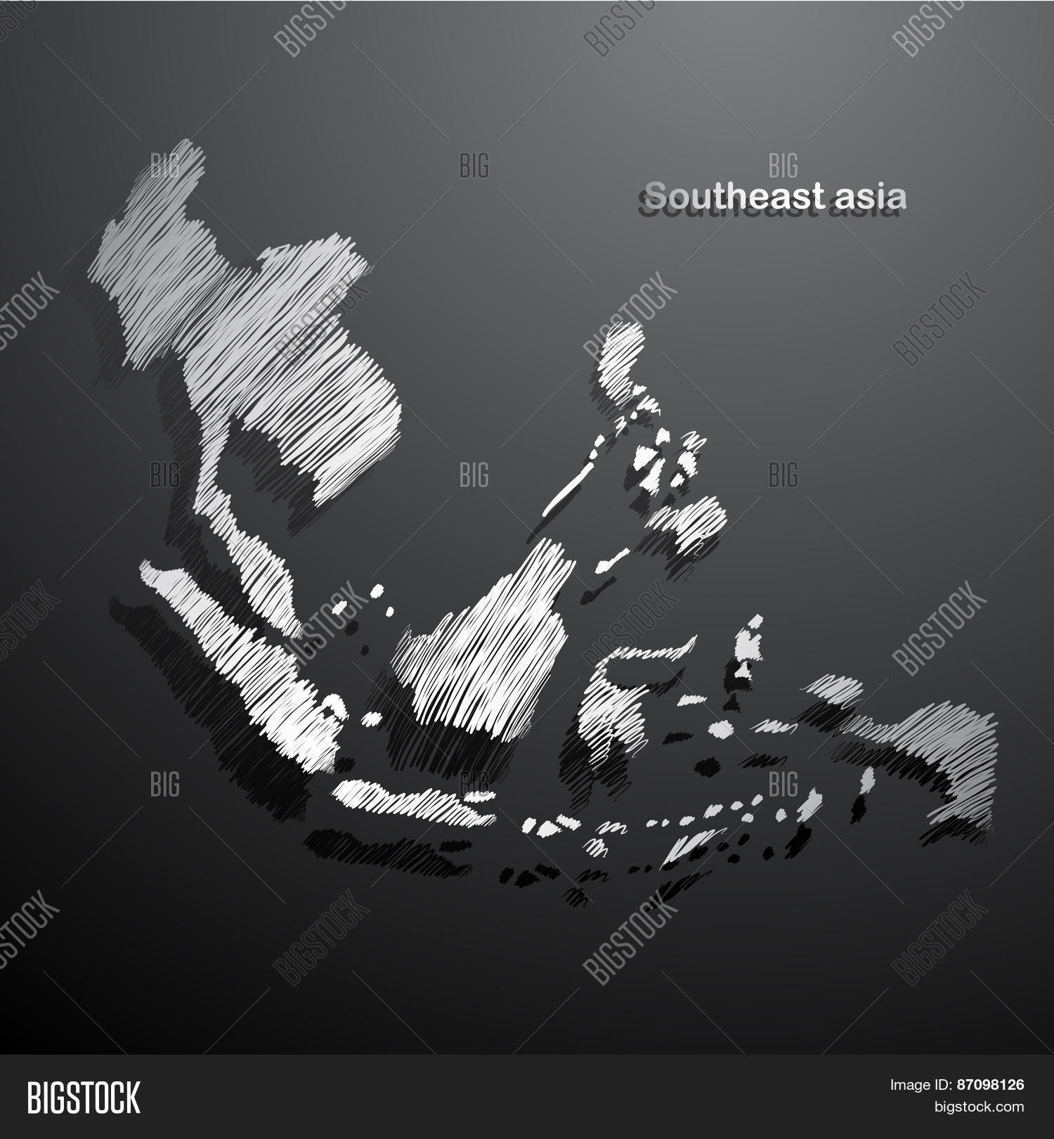 Asean Map Vector & Photo (Free Trial) | Bigstock