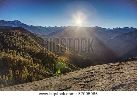 Sunrise Over The Western Divide