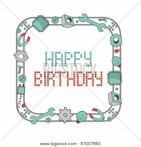Decorative mechanical frame