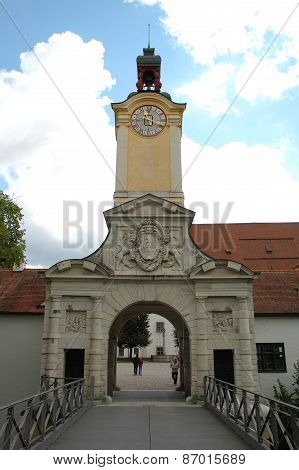 Armament Museum Gate In Ingolstadt In Germany