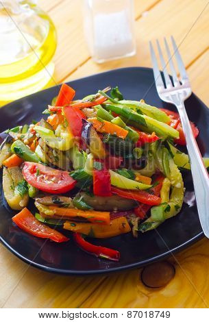 fried vegetables