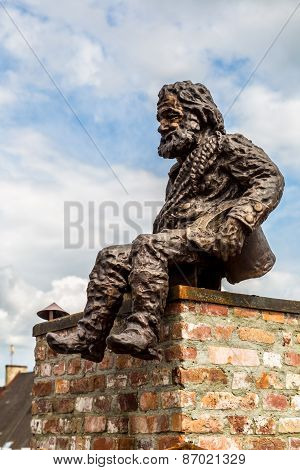 Sculpture A Chimney  In Lviv, Ukraine