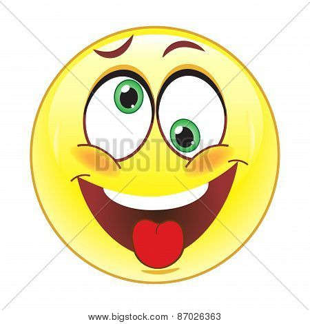 crazy smile