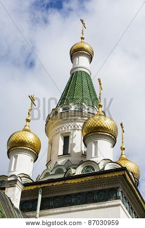 Russian Church In Sofia Bulgaria