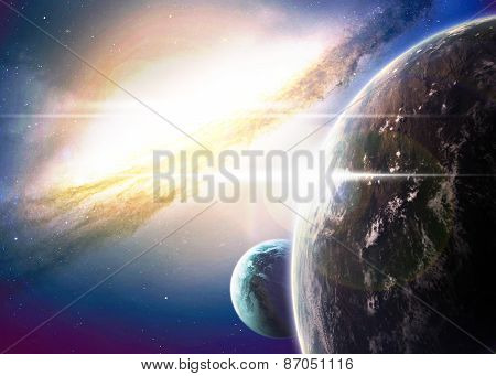 Space background. Elements of this image furnished by NASA
